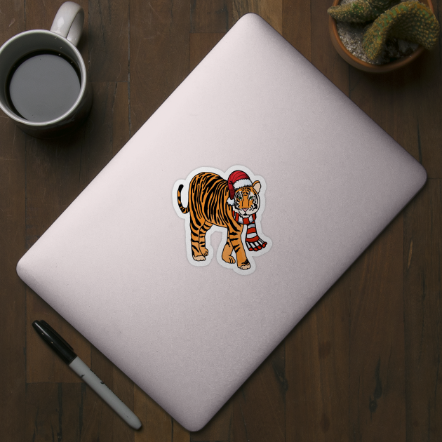 Christmas Santa Tiger by imphavok
